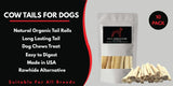 Iowa Cow Tails: Single Ingredient Dog Chews - 6 Inch Regular (pack of 10)