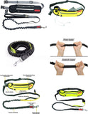 Hands free leash neon pouch