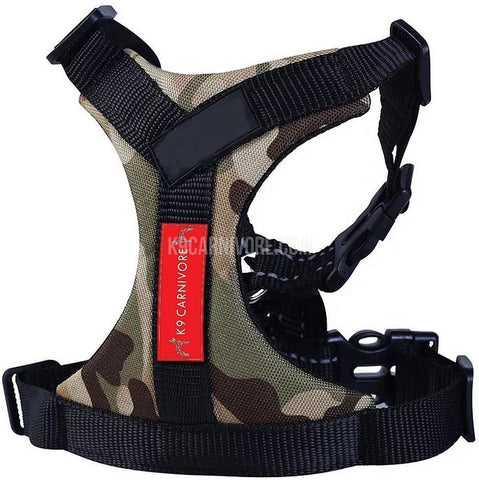 Camouflage Soft Vest Dog Harness