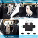 K9 Carnivore dog hammock installed in car backseat