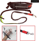 Stretch Hands Bungee Leash with Waist Bag
