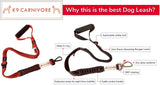 Ergonomic dog leash features