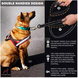 Reflective safety dog leash